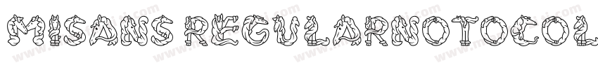 MiSans RegularNotoColorEmoji sVG字体转换